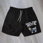 Hip-hop shorts with personalized trendy brand printing