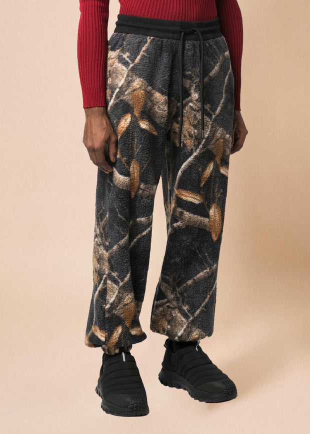 Retro Trend Street Style Sherpa Trousers