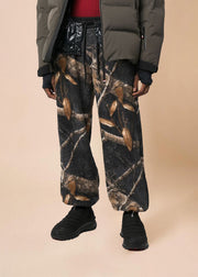 Retro Trend Street Style Sherpa Trousers