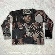 Retro Hip Hop Trendy Tapestry Sweatshirt
