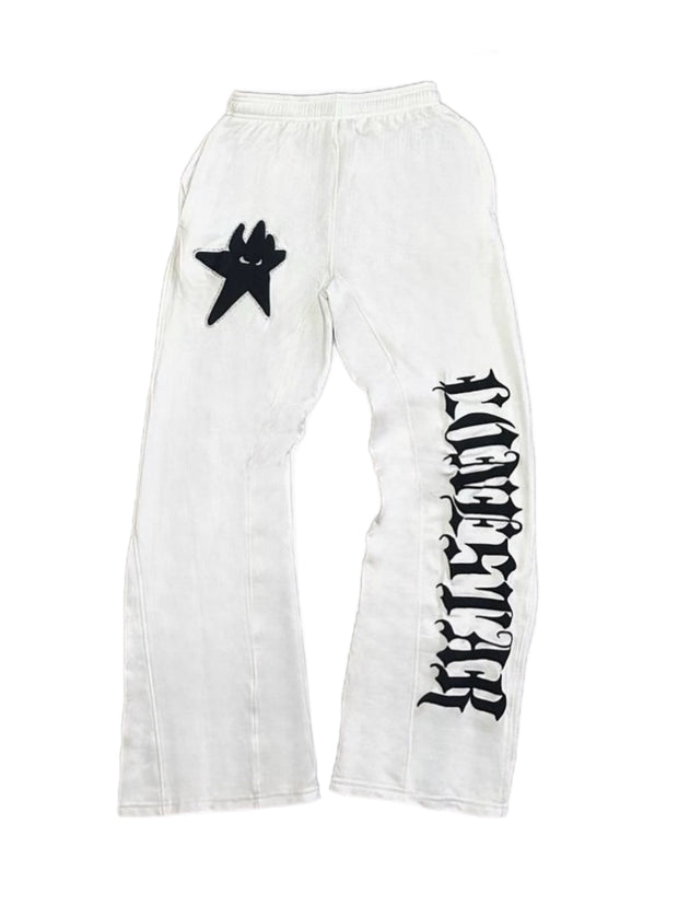 Stylish star pattern hoodie set