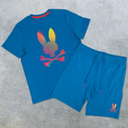 Fashion Preppy Rabbit Loose T-Shirt Shorts Two-Piece Set