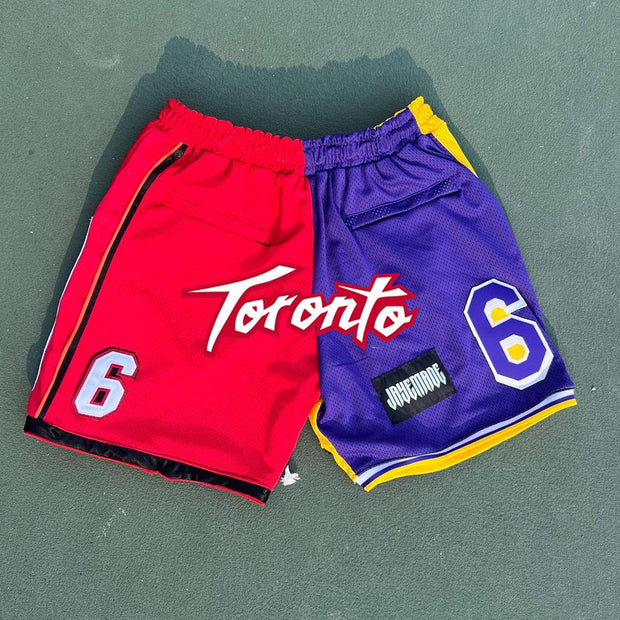 Limited Edition Paneled Casual Street Basketball Shorts