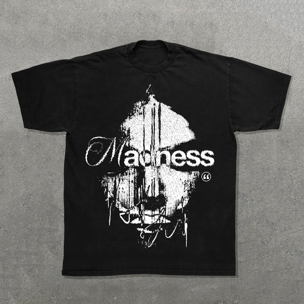 Madness Print Short Sleeve T-Shirt
