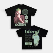 Trend singer hip-hop print short-sleeved T-shirt
