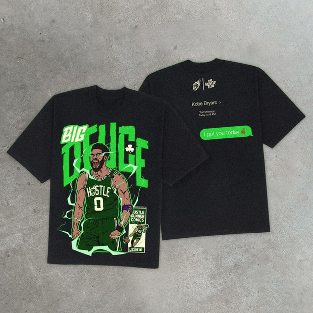 Casual Basketball Print Street T-Shirt