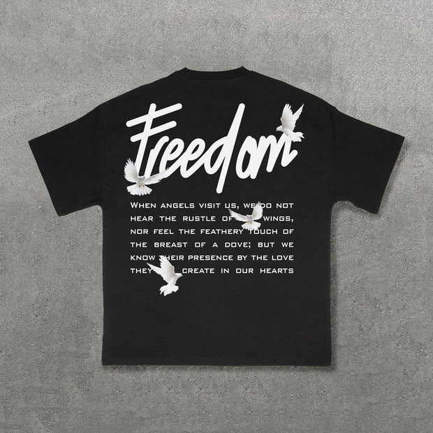 Freedom Print Short Sleeve T-Shirt