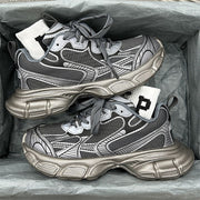 Metal Platform Heightened Dad Sneakers