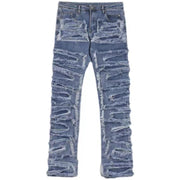 High Street Heavy Industry Washed Whisker Harem Patch Jeans