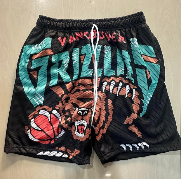 Grizzlies print shorts