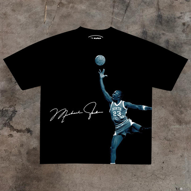Michael Jordan Loose Printed T-shirt