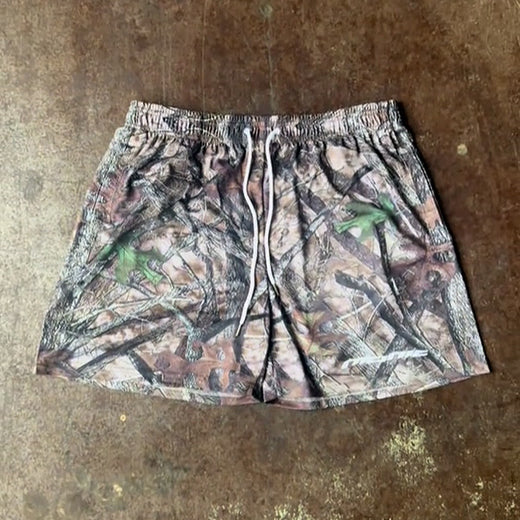 Vintage camouflage jungle shorts