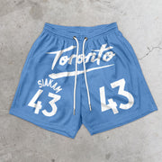 Tide brand retro street mesh basketball shorts