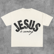 Jesus Is Coming Are You Ready Print Short Sleeve T-Shirt