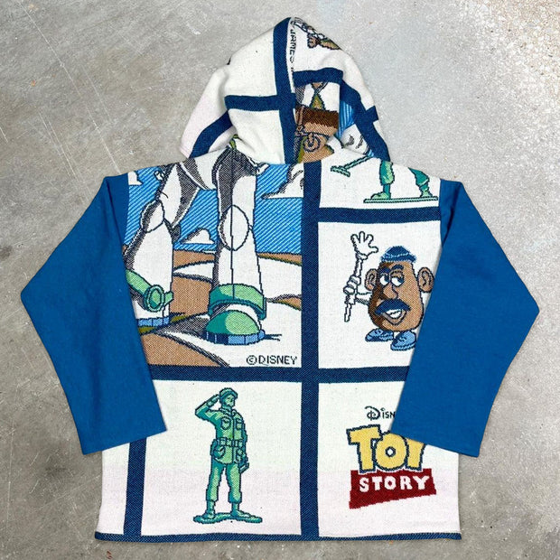 Cartoon color contrast fashion brand hoodie