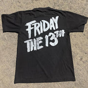 Fashion Friday The 13th Print Short Sleeve T-Shirt