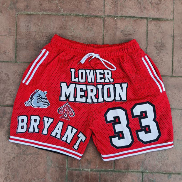 Casual personalized print shorts