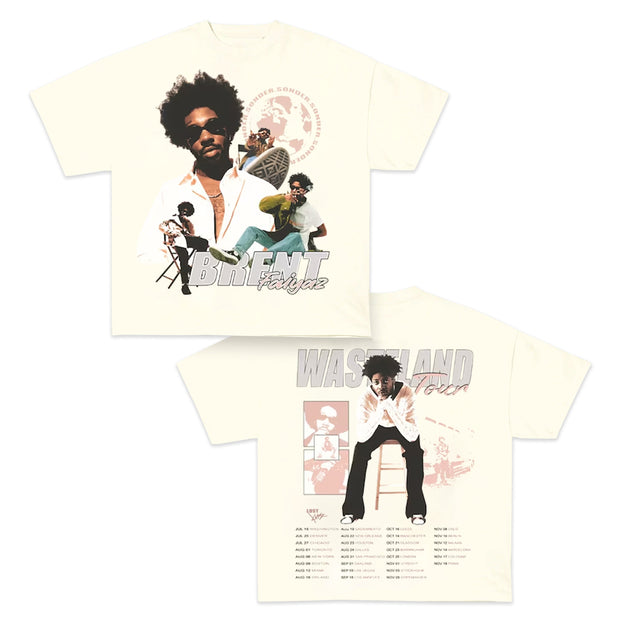 Vintage Print Hip Hop Fashion Singer T-Shirt