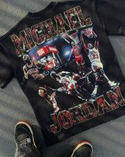 Vintage Michael Jordan Print T-Shirt