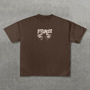 Stranger Print Short Sleeve T-Shirt