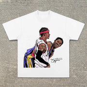 Basketball Print Hip Hop Comfortable T-Shirt