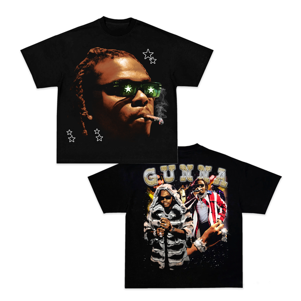 Personalized printed fashionable street hip-hop T-shirt