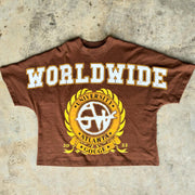 Worldwide Print Short Sleeve T-Shirt