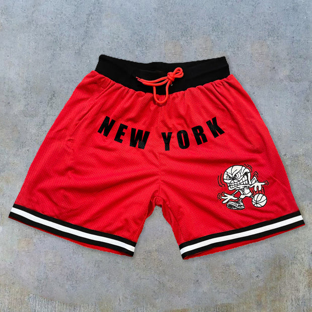 Casual Fashion Sports Letter Print Shorts