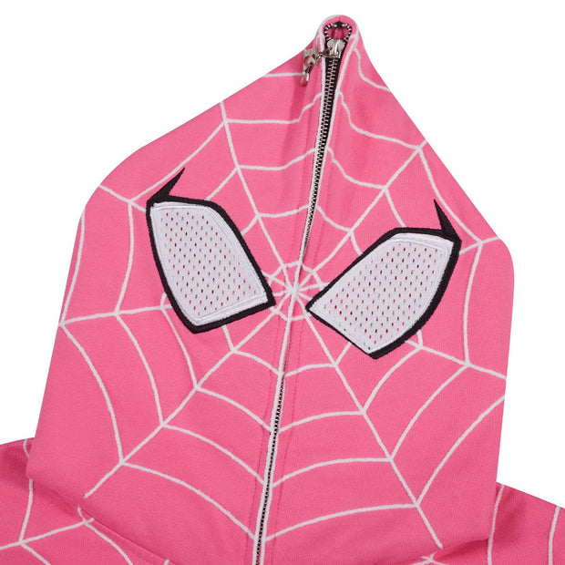 Trendy Spider-Man Retro Full-Zip Hoodie