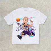 Hip-hop fashion brand basketball short-sleeved T-shirt