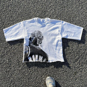 Fashionable personalized printed short T-shirt
