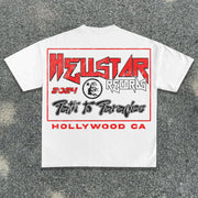 Rap star print T-shirt