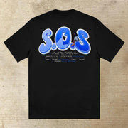 sza print oversized T-shirt