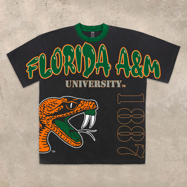 University of Florida printed cotton T-shirt