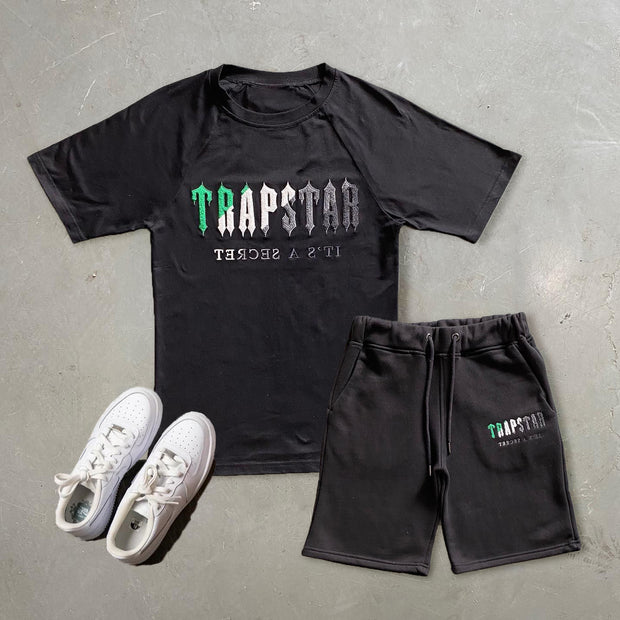 Trapstar Print T-Shirt Short Sleeve Two Piece Set