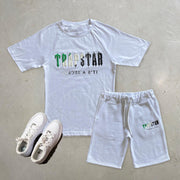 Trapstar Print T-Shirt Short Sleeve Two Piece Set