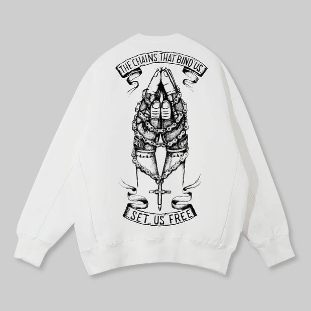 Virgin Prayer Printed Sweatshirt