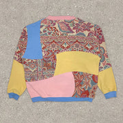 Contrast color stitching fashion street fashion sweatshirt