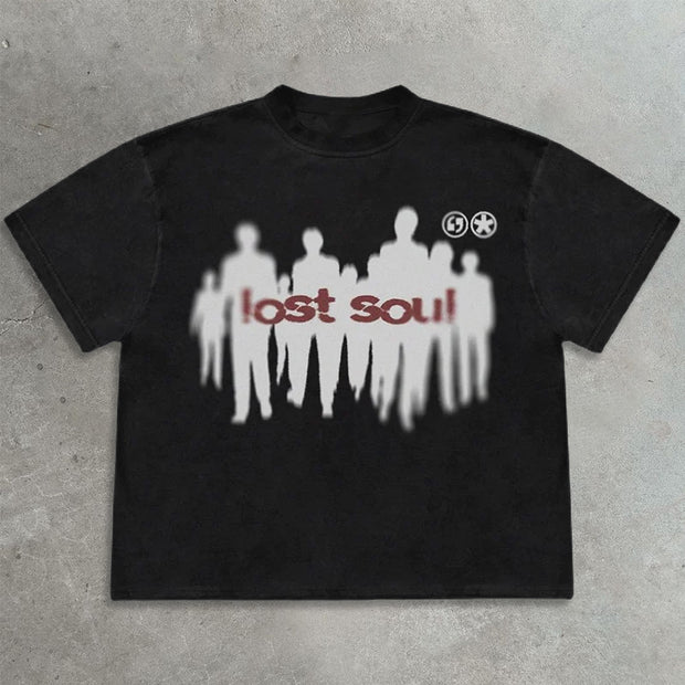lost souls printed t-shirt