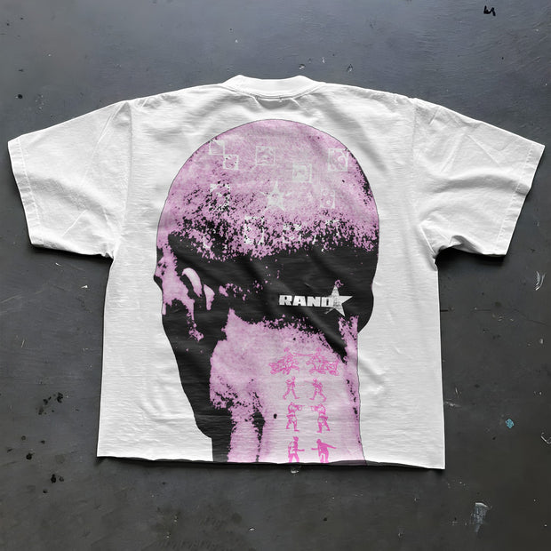Bulletproof printed casual street T-shirt