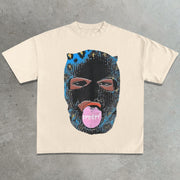 Leopard Mask Girls Print T-Shirt