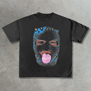 Leopard Mask Girls Print T-Shirt