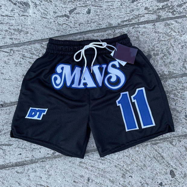 Mavs street basketball patch shorts