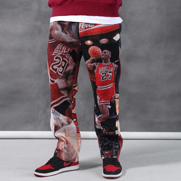 Fashionable and personalized tapestry trousers