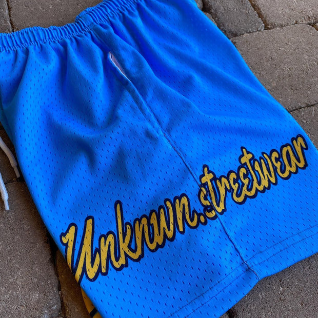 Unknwn Streetwear Baseball Print Mesh Shorts