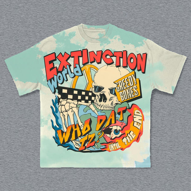 Extinction Print Short Sleeve T-Shirt