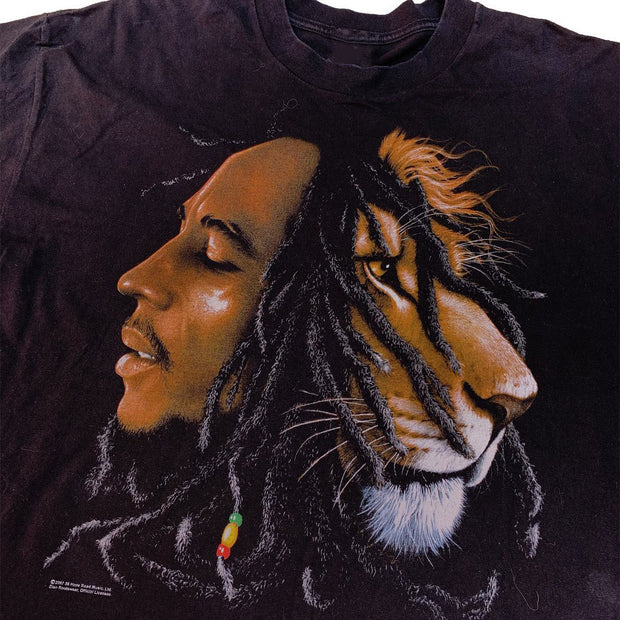 Marley lion print cotton T-shirt