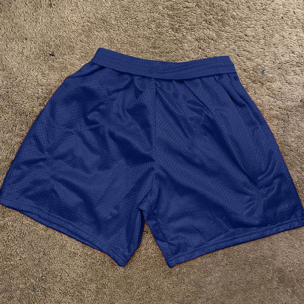 Retro fashion street mesh shorts