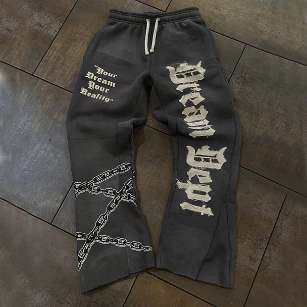 Fashionable personalized printed casual trousers