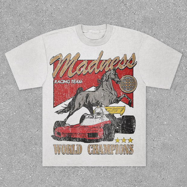 Trendy horse print T-shirt